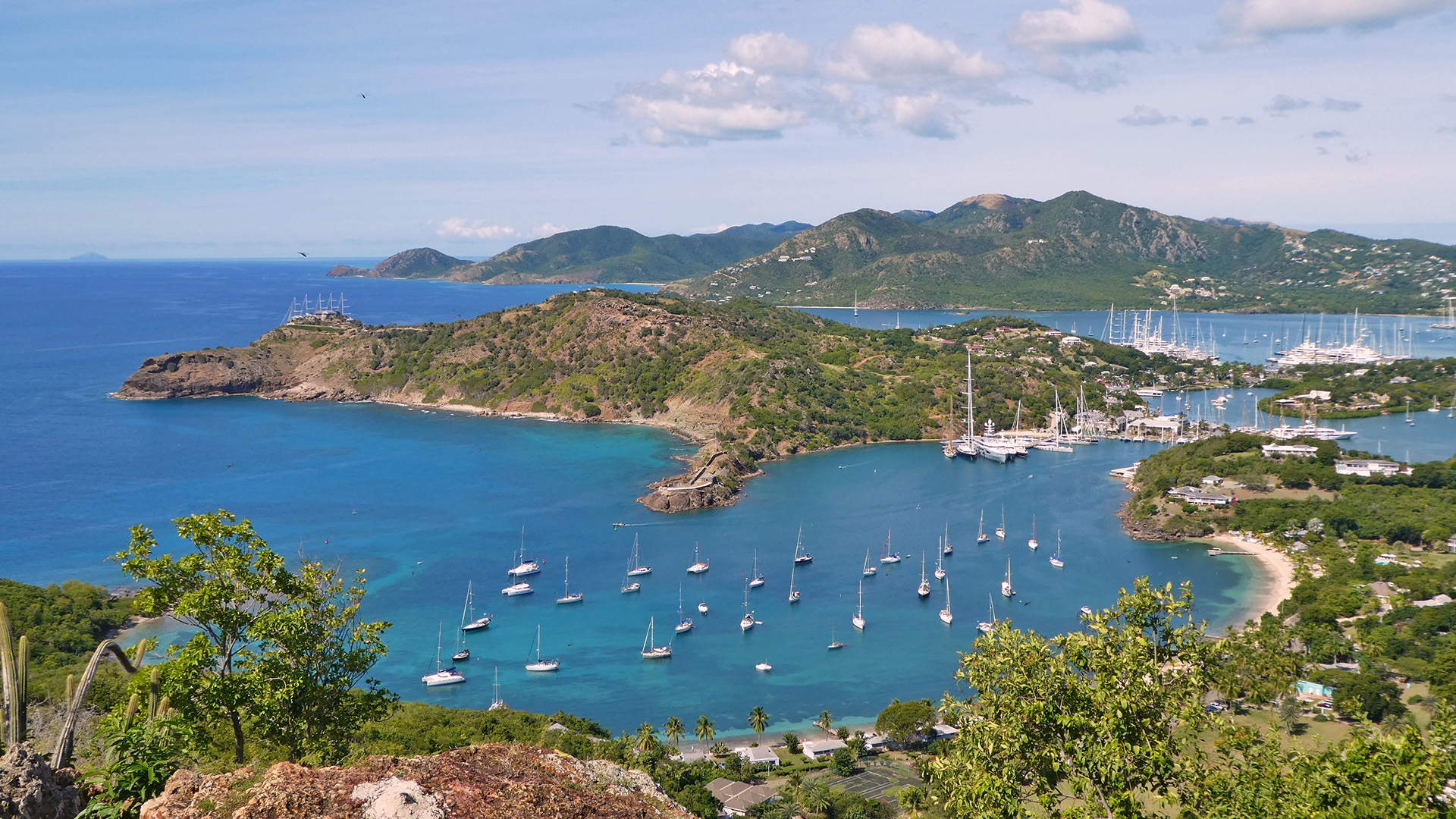 English Harbour in Antigua and Barbuda